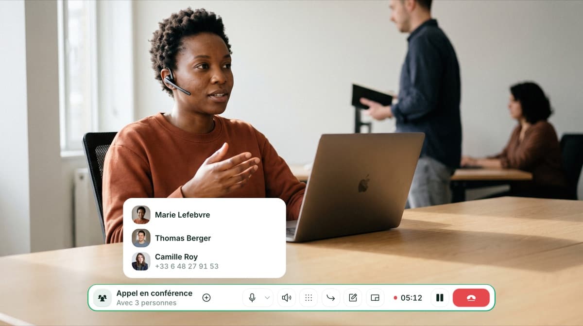 Transformez n'importe quel appel en conférence