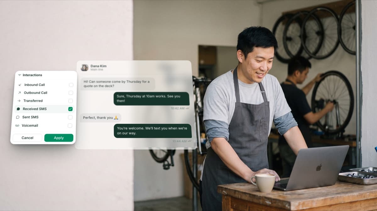 Sehen, welche SMS angekommen sind und wer auf Sie wartet