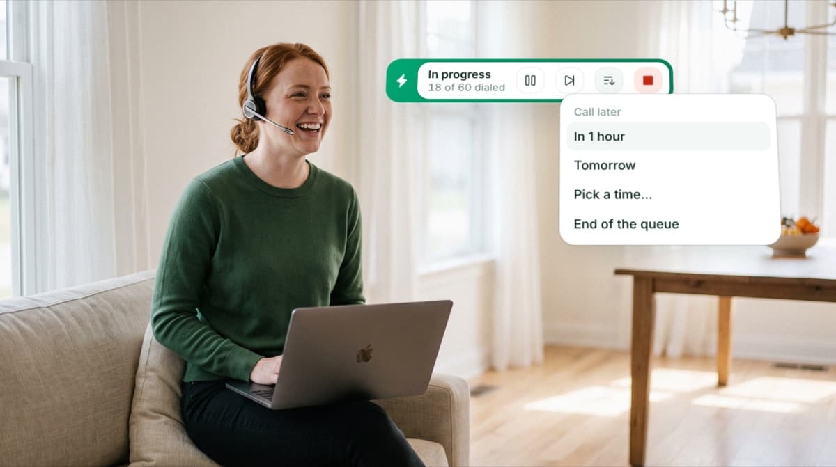 Rückrufe direkt im Power Dialer planen
