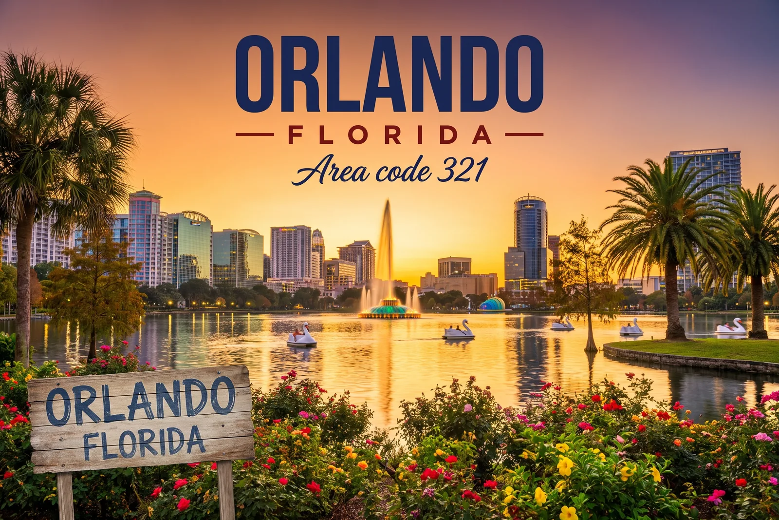 Innenstadt von Orlando, Vorwahl 321