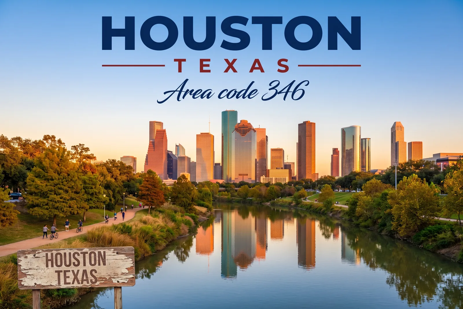 Innenstadt von Houston, Vorwahl 346
