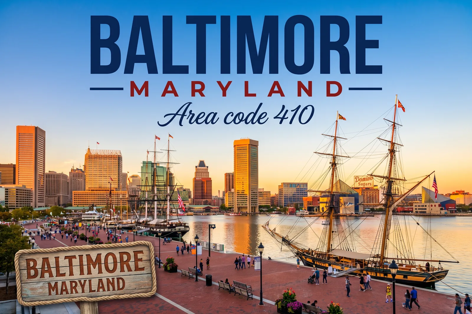 Innenstadt von Baltimore, Vorwahl 410