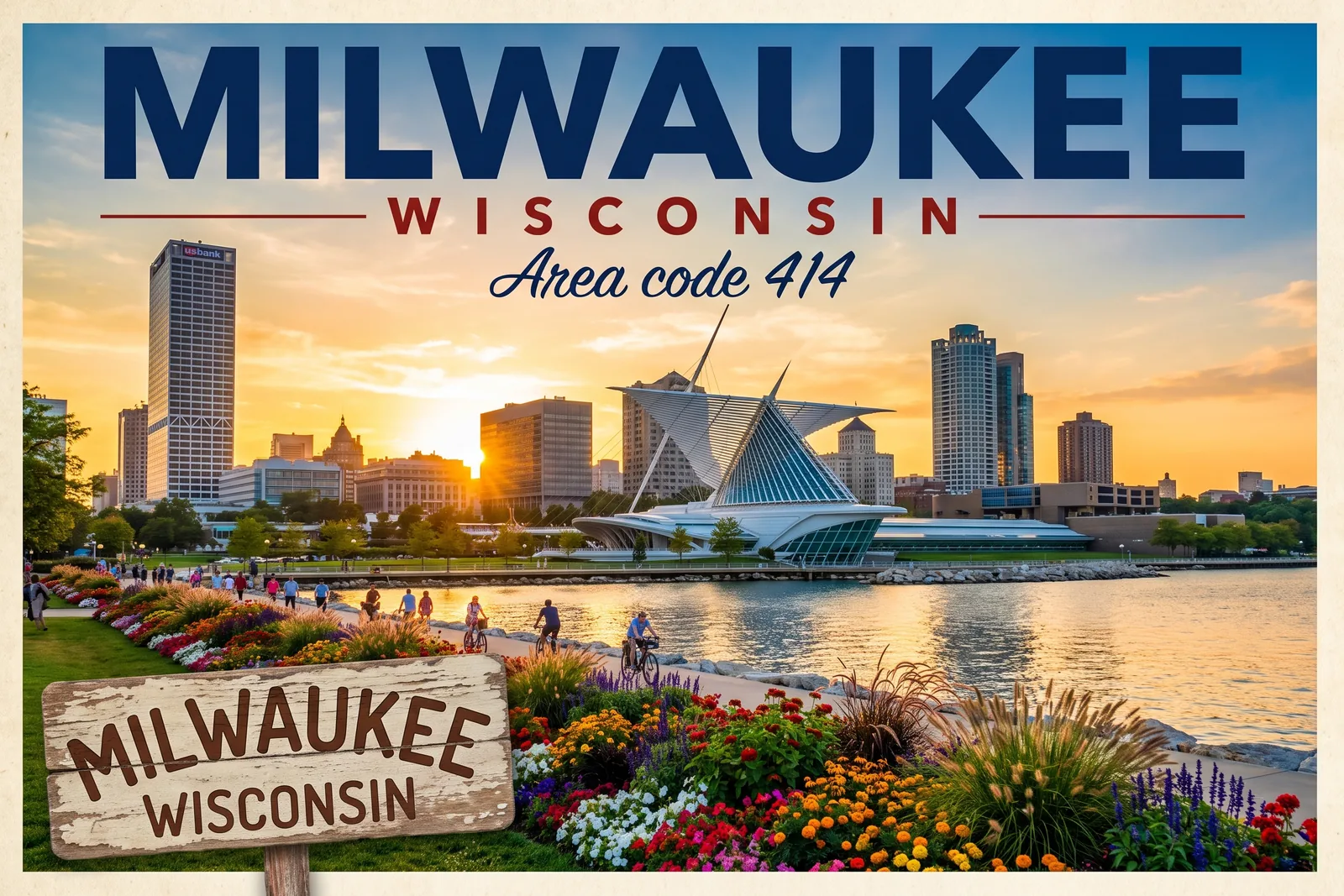Innenstadt von Milwaukee, Vorwahl 414