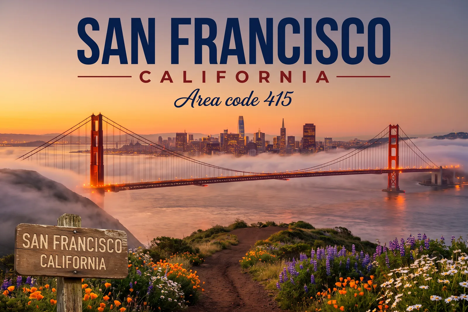 Innenstadt von San Francisco, Vorwahl 415