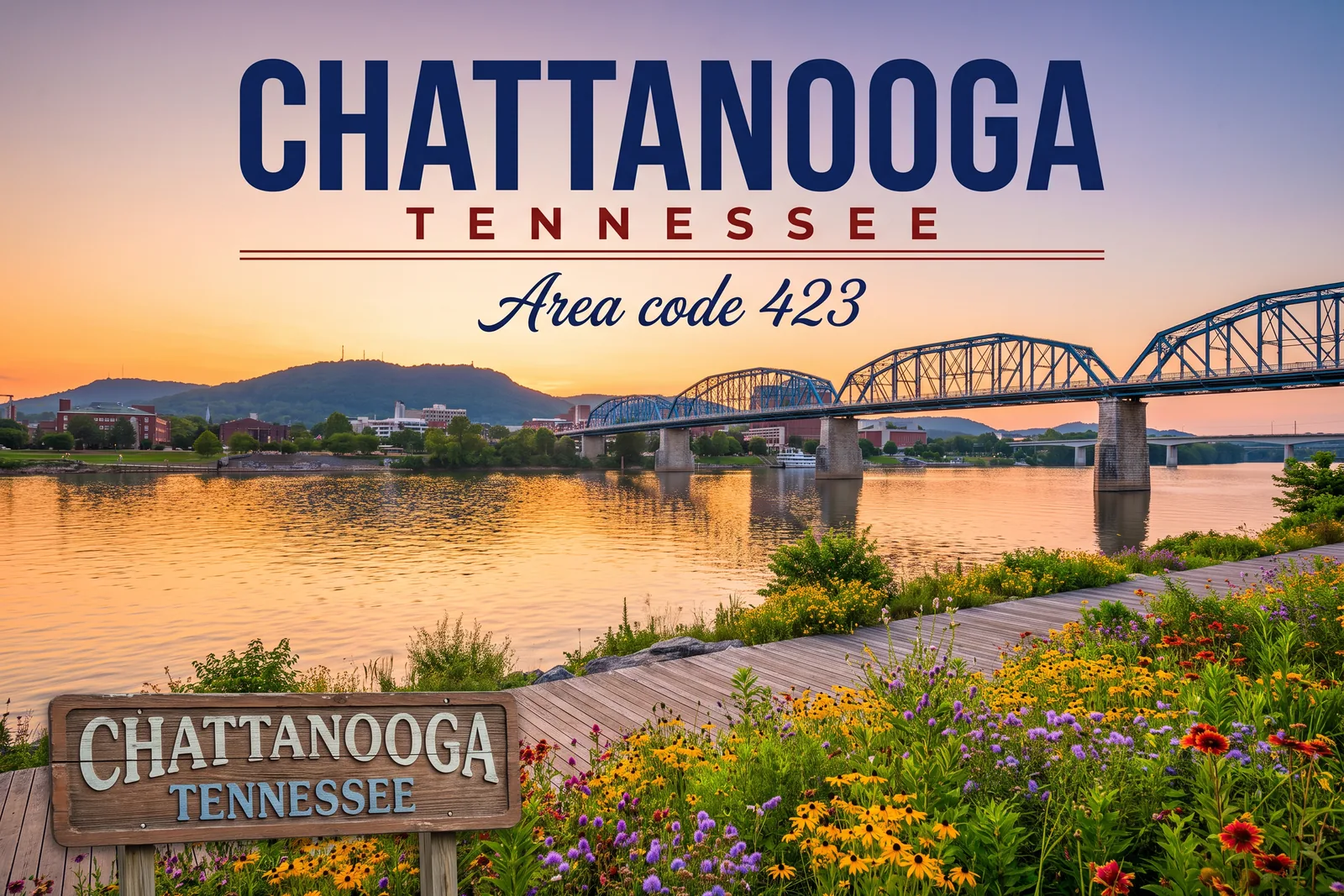 Innenstadt von Chattanooga, Vorwahl 423