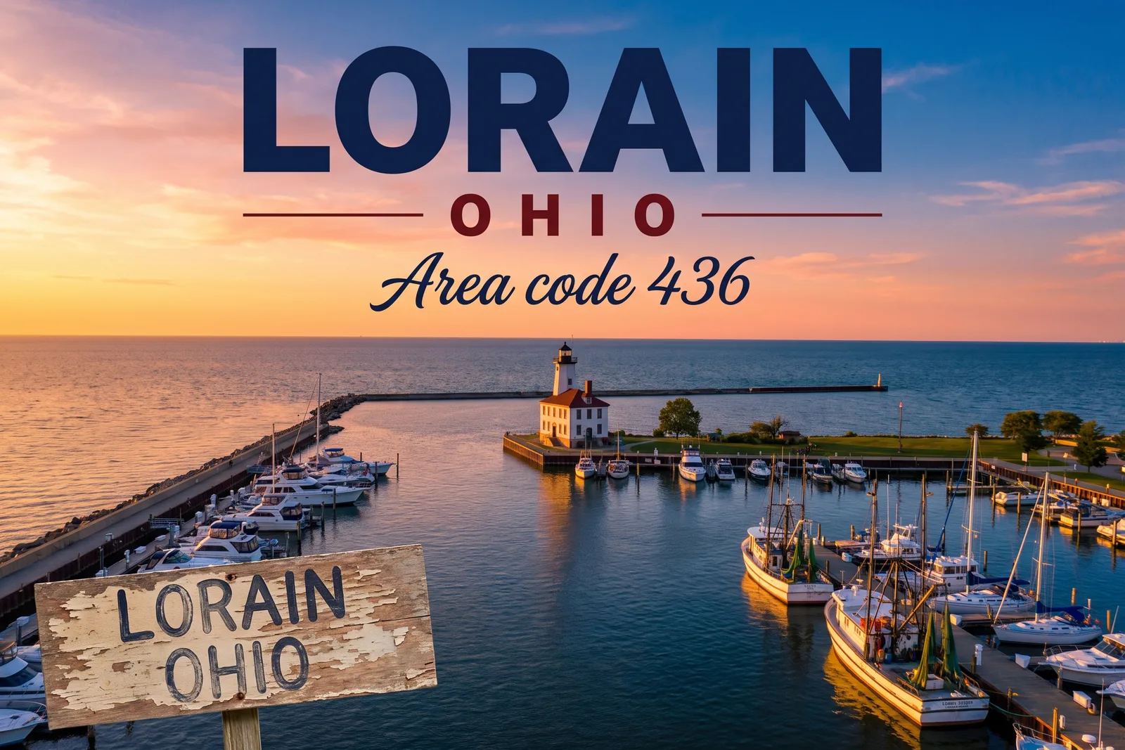 Innenstadt von Lorain, Vorwahl 436