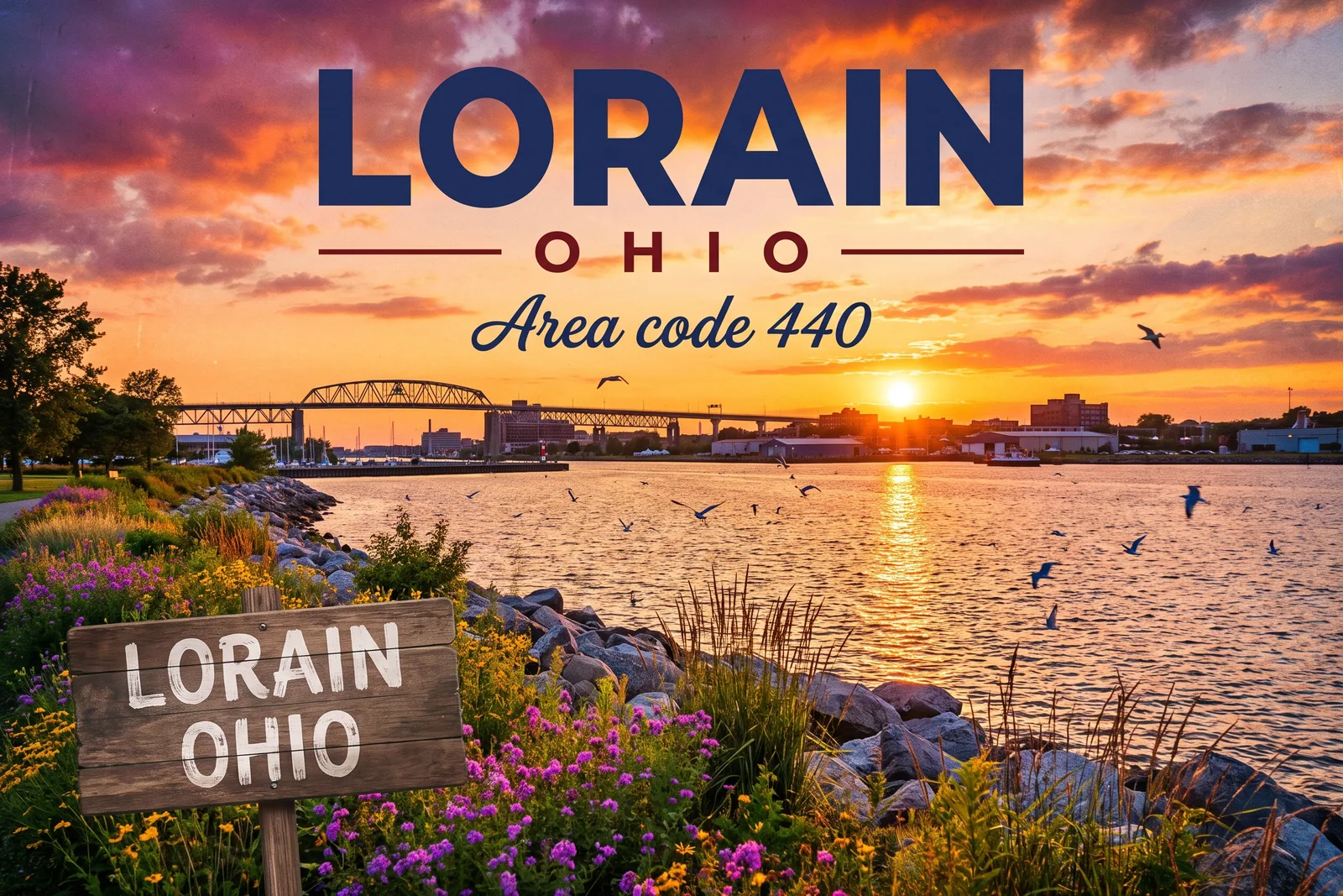 Innenstadt von Lorain, Vorwahl 440