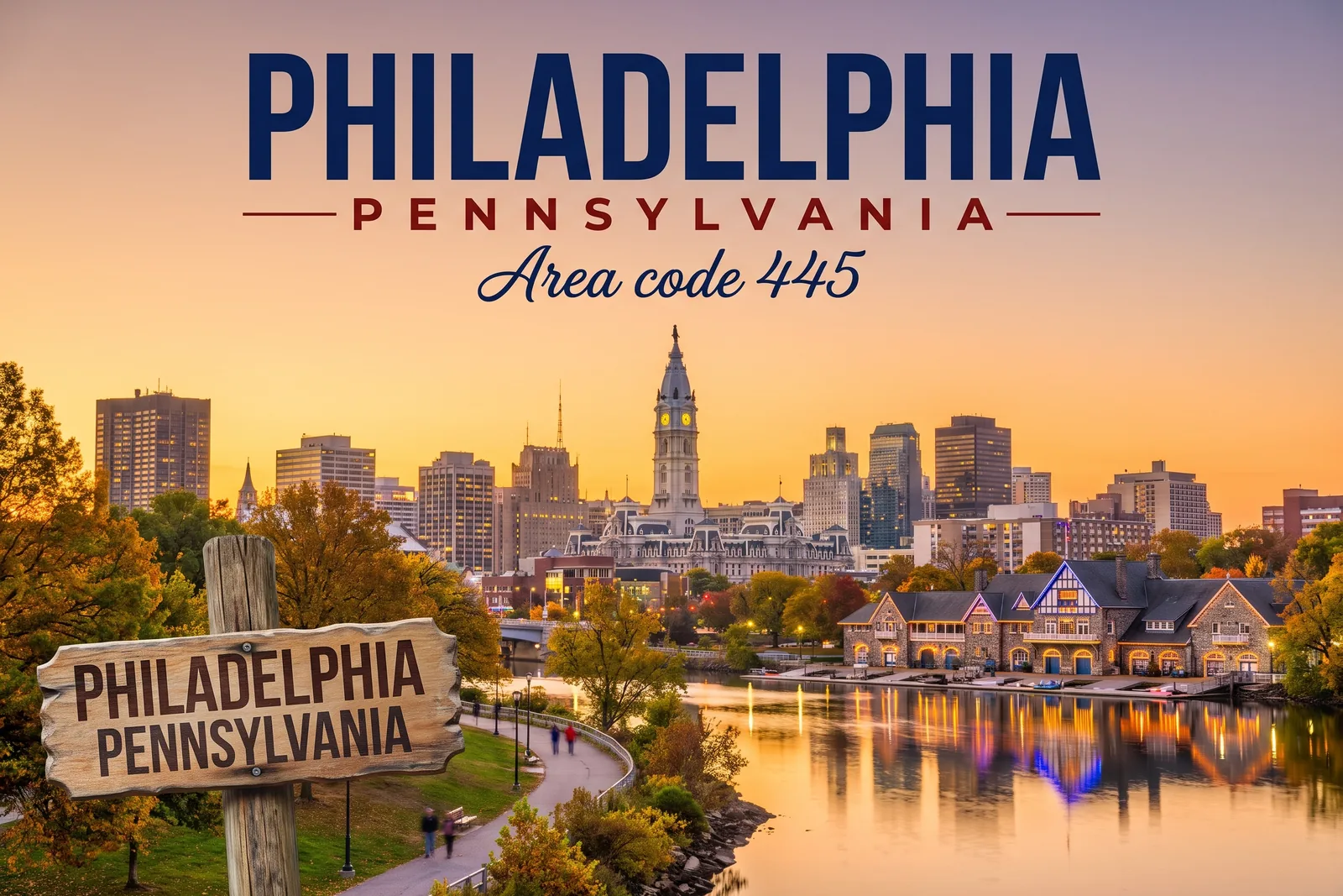 Innenstadt von Philadelphia, Vorwahl 445