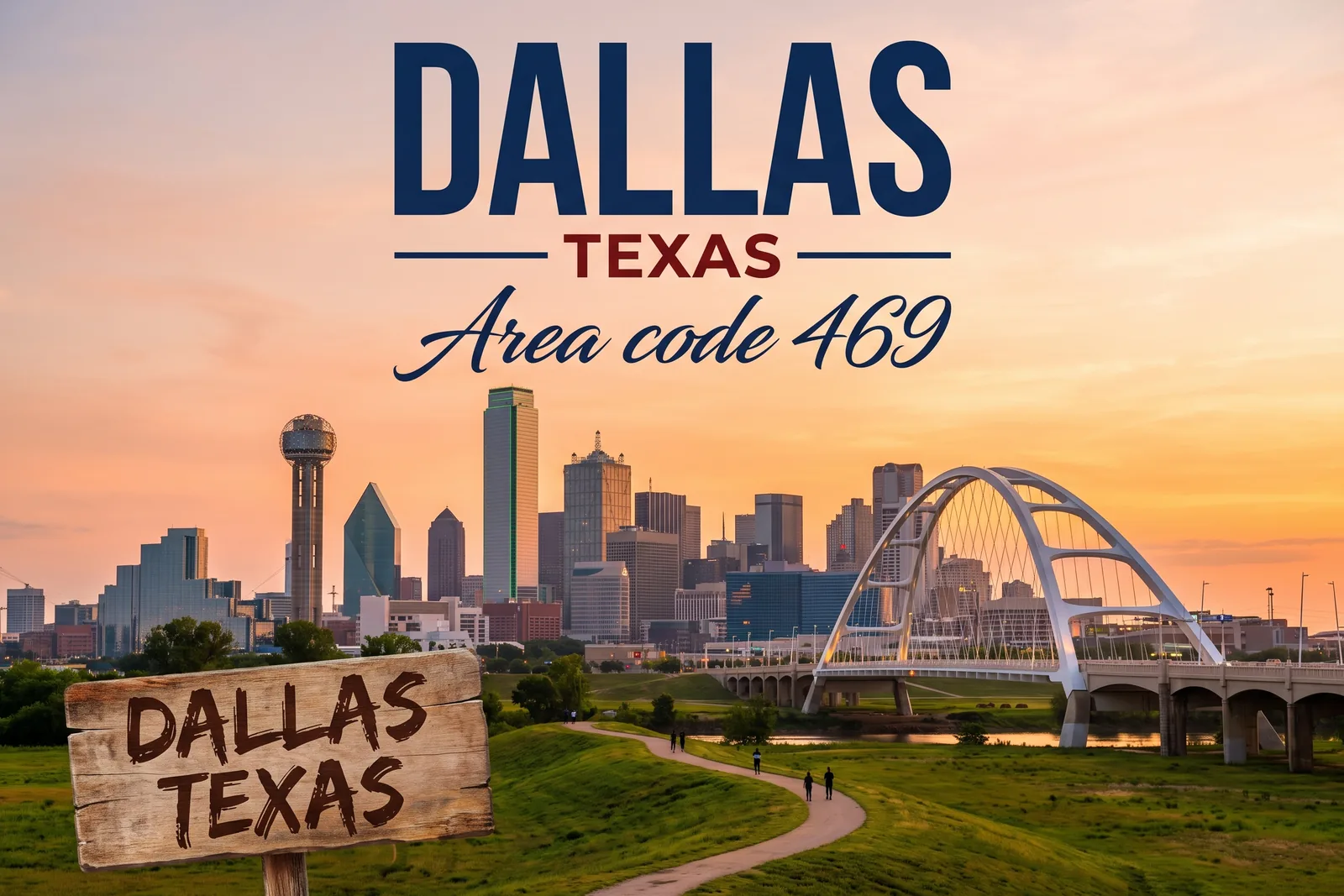 Innenstadt von Dallas, Vorwahl 469