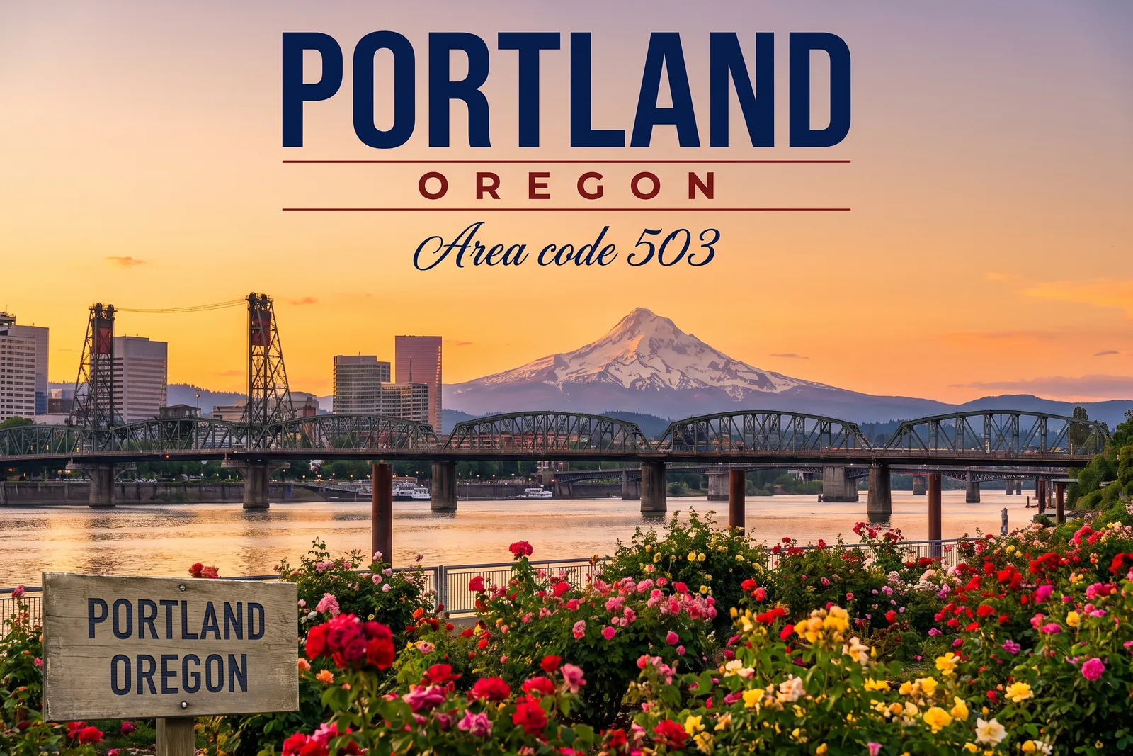 Innenstadt von Portland, Vorwahl 503
