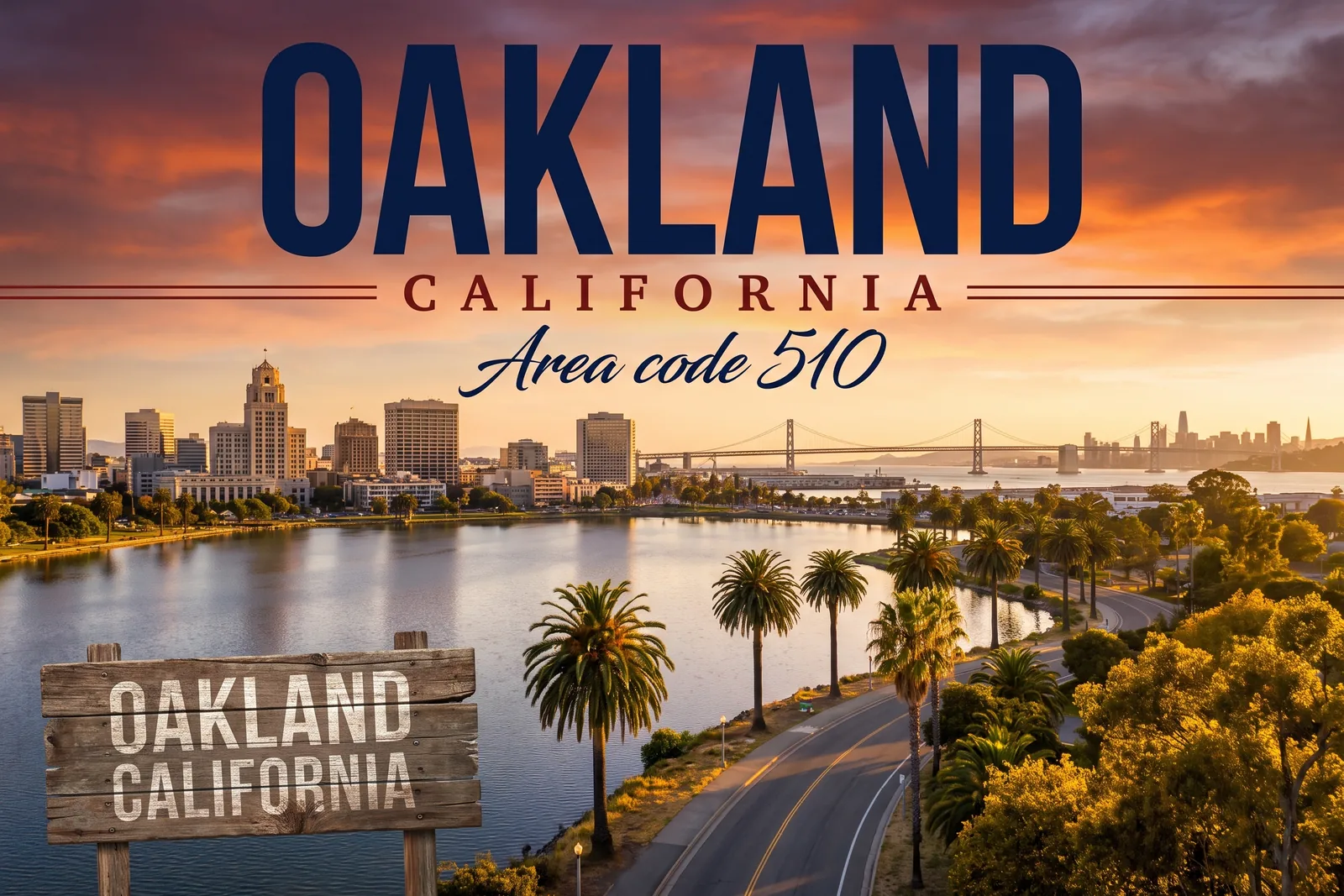 Innenstadt von Oakland, Vorwahl 510