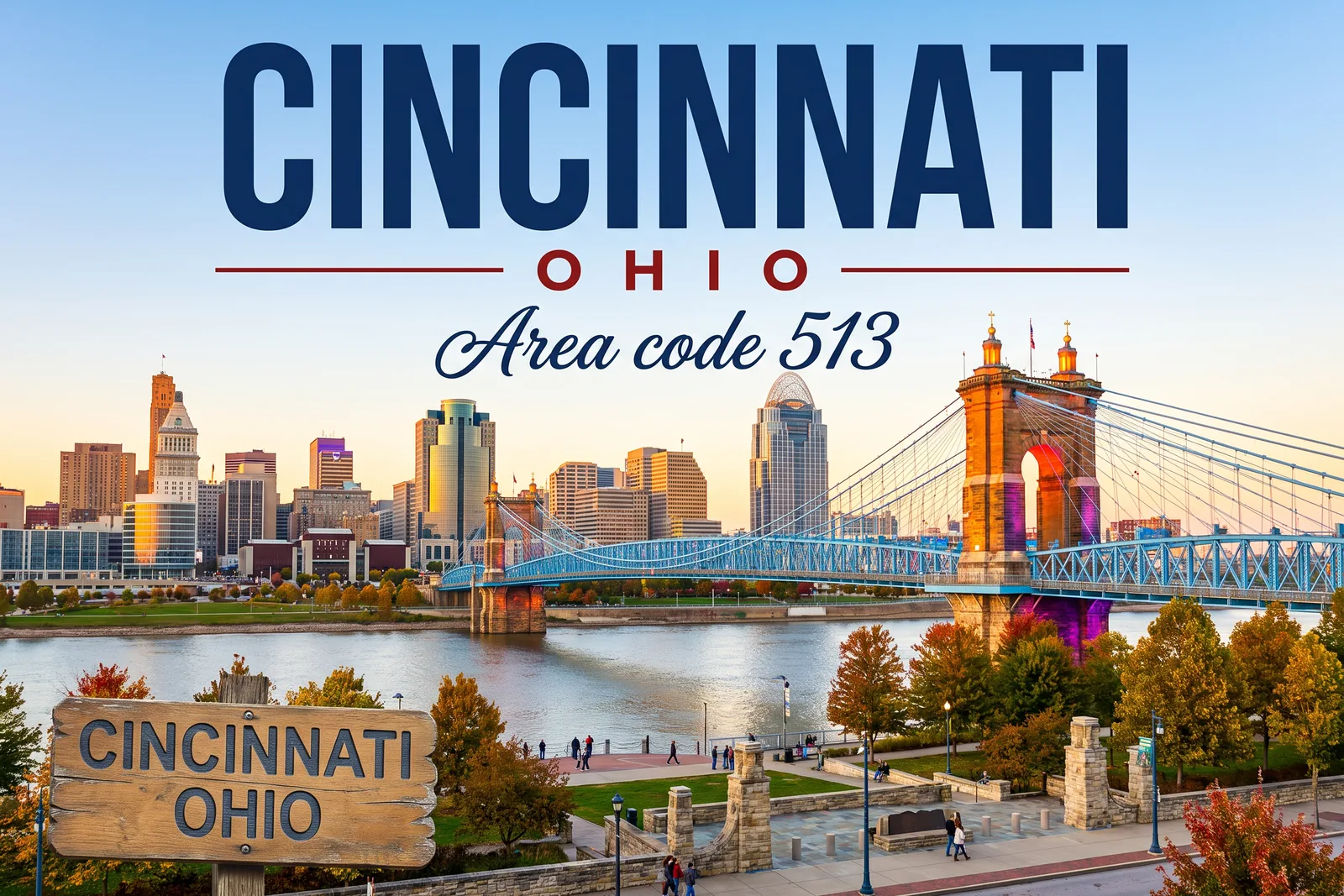 Innenstadt von Cincinnati, Vorwahl 513