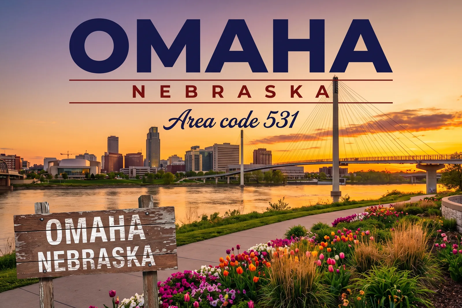 Innenstadt von Omaha, Vorwahl 531
