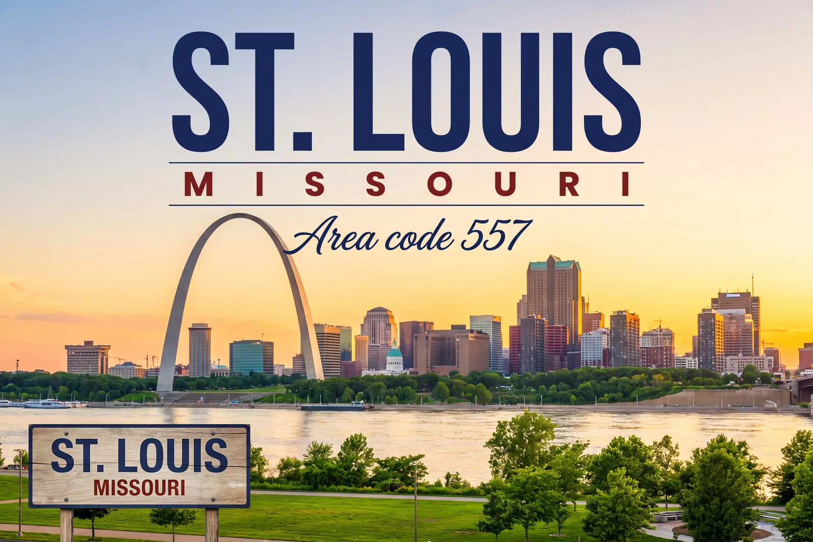 Innenstadt von St. Louis, Vorwahl 557