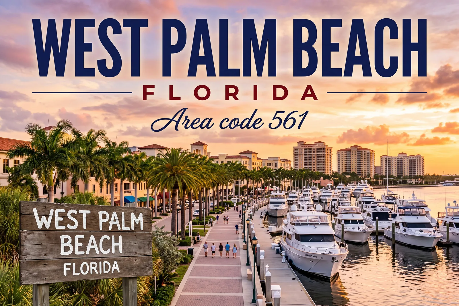 Innenstadt von West Palm Beach, Vorwahl 561