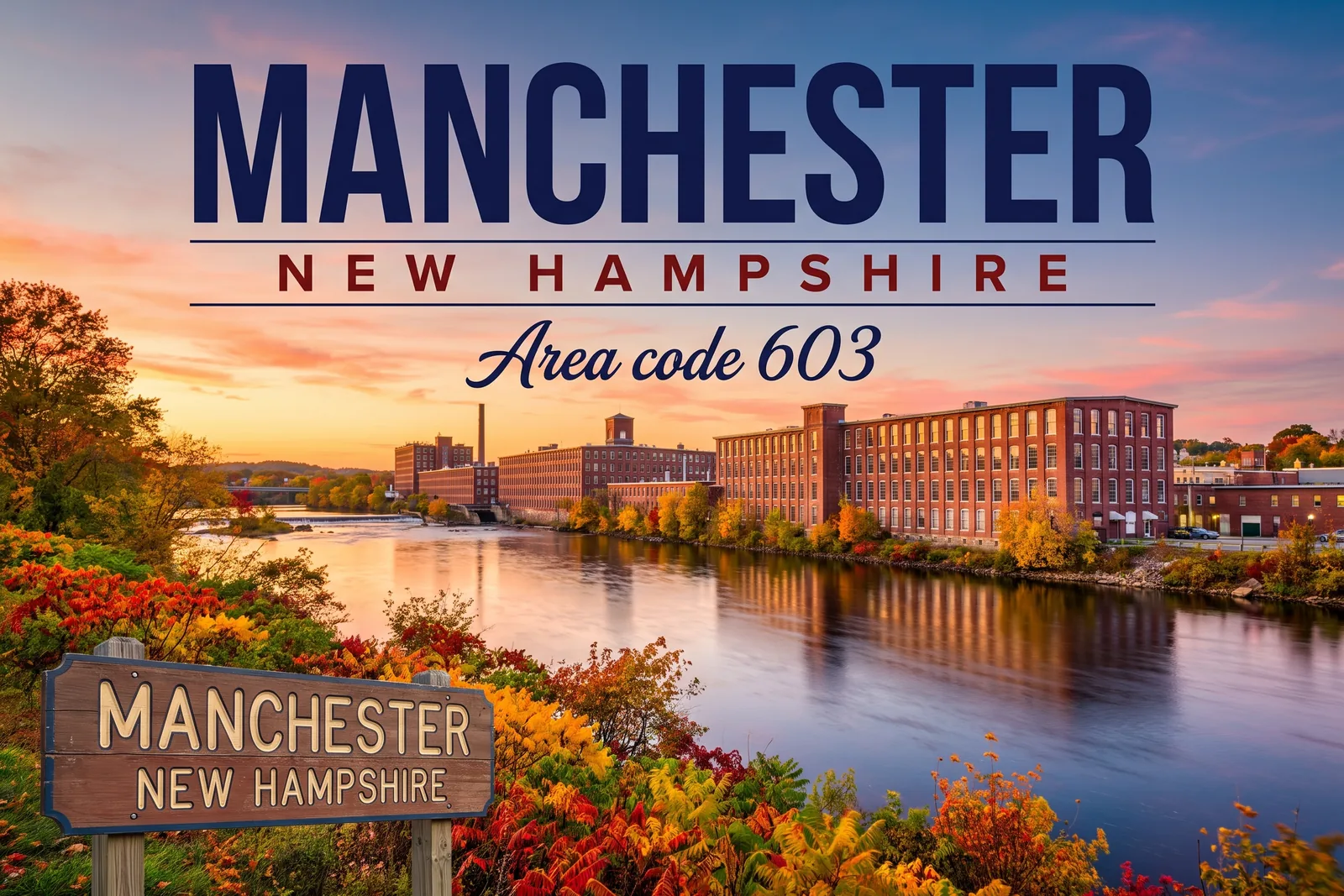 Innenstadt von Manchester, Vorwahl 603
