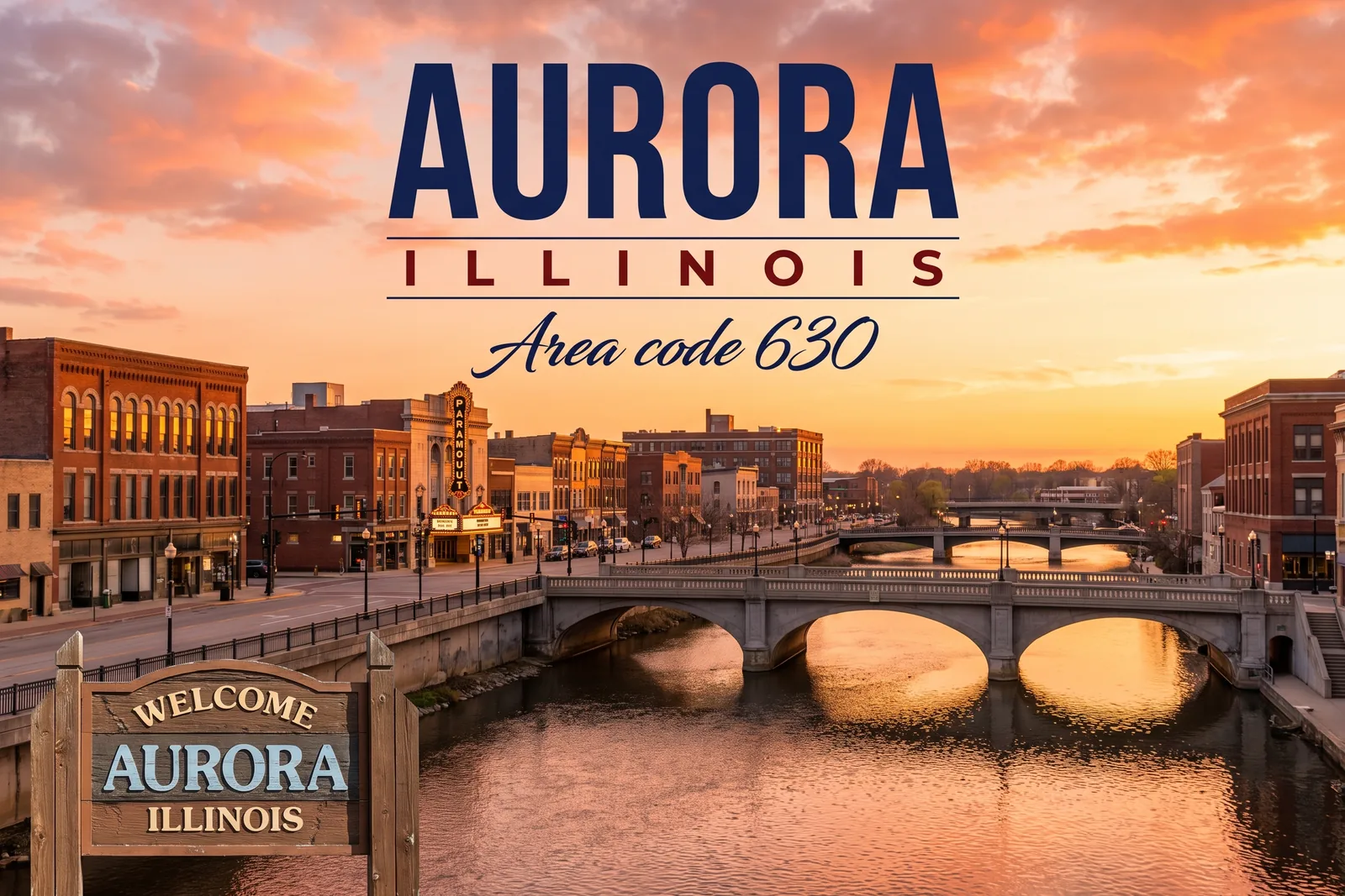 Innenstadt von Aurora, Vorwahl 630