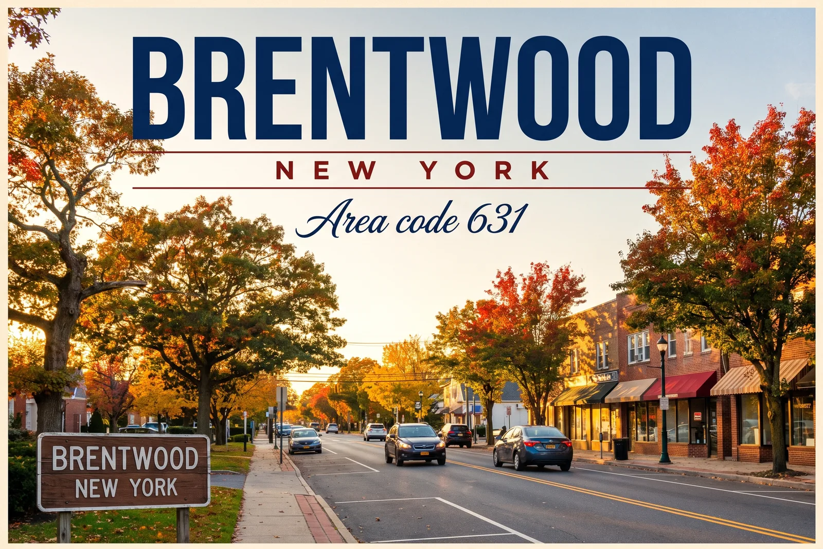 Innenstadt von Brentwood, Vorwahl 631