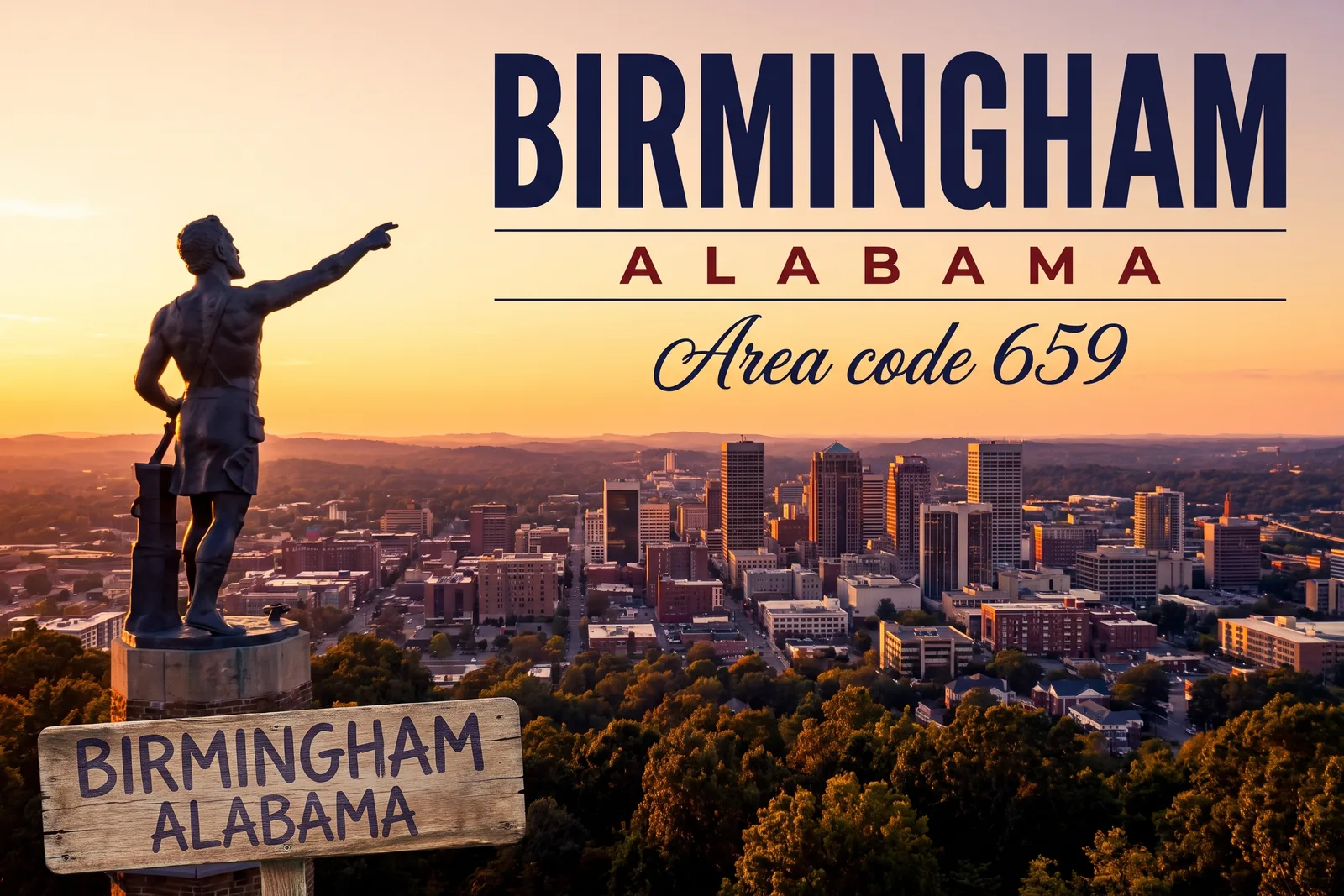 Innenstadt von Birmingham, Vorwahl 659