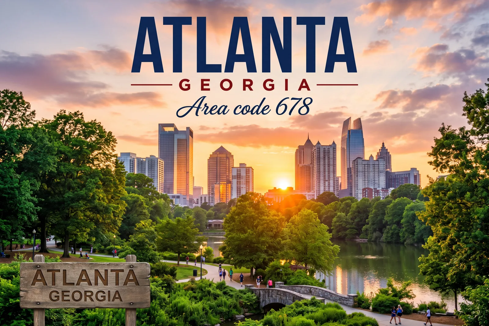 Innenstadt von Atlanta, Vorwahl 678