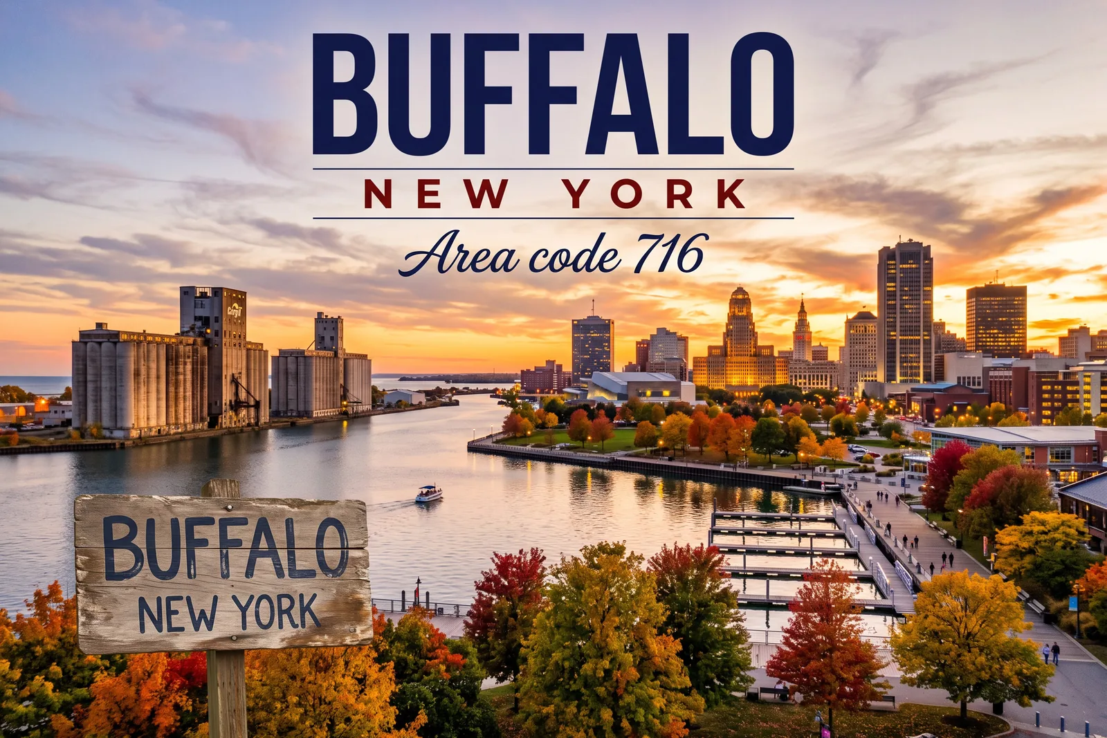 Innenstadt von Buffalo, Vorwahl 716