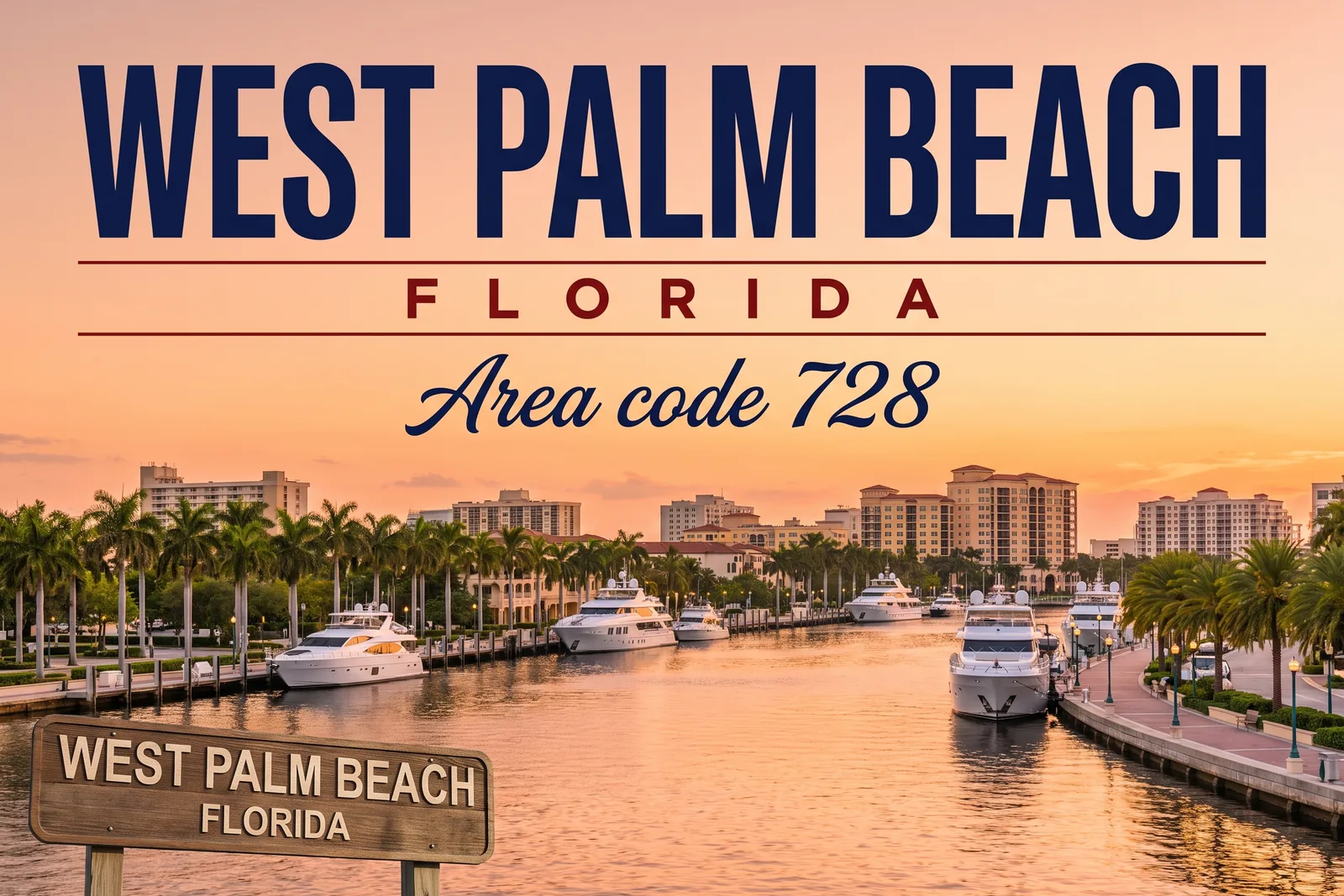 Innenstadt von West Palm Beach, Vorwahl 728