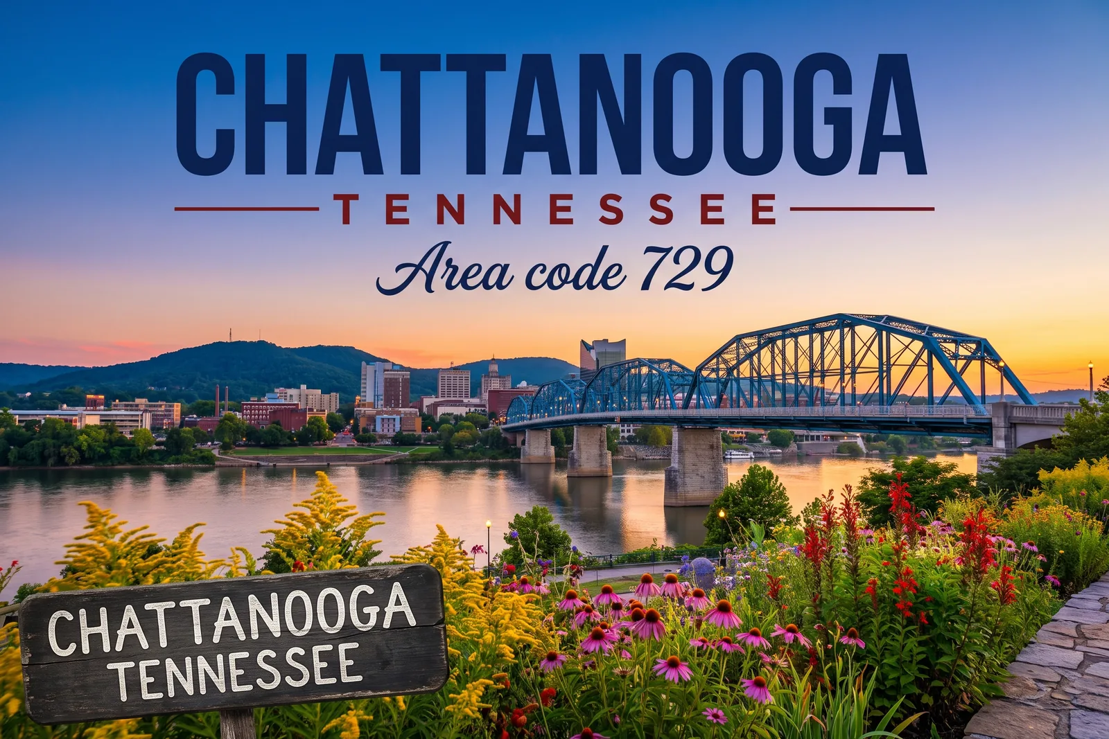 Innenstadt von Chattanooga, Vorwahl 729