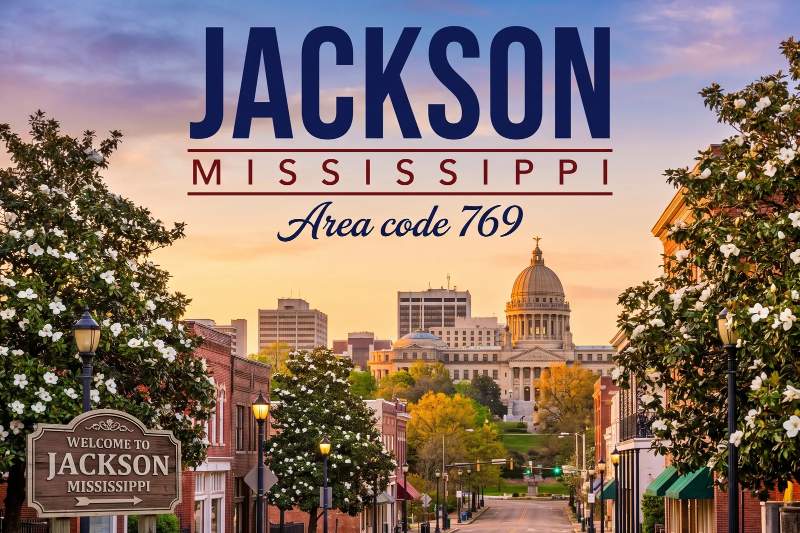 Innenstadt von Jackson, Vorwahl 769