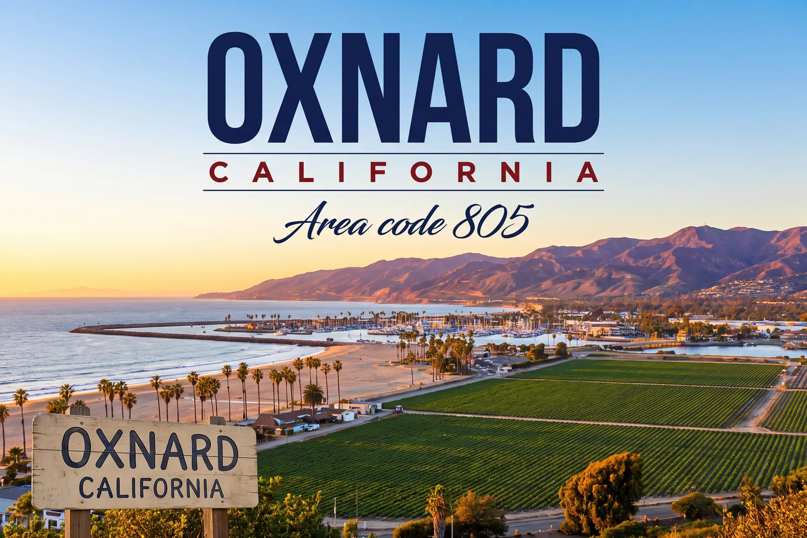 Innenstadt von Oxnard, Vorwahl 805