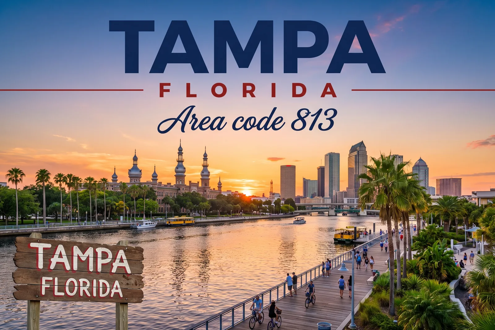 Innenstadt von Tampa, Vorwahl 813