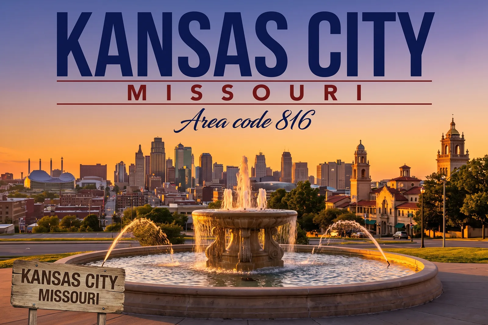 Innenstadt von Kansas City, Vorwahl 816