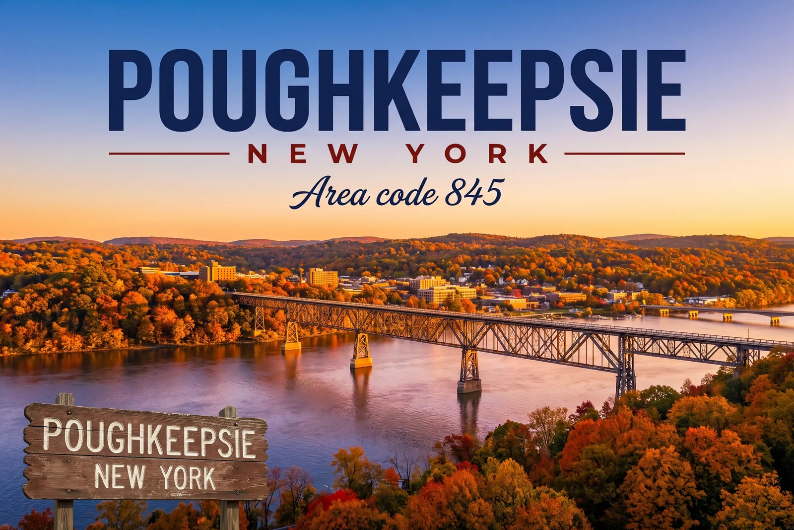 Innenstadt von Poughkeepsie, Vorwahl 845