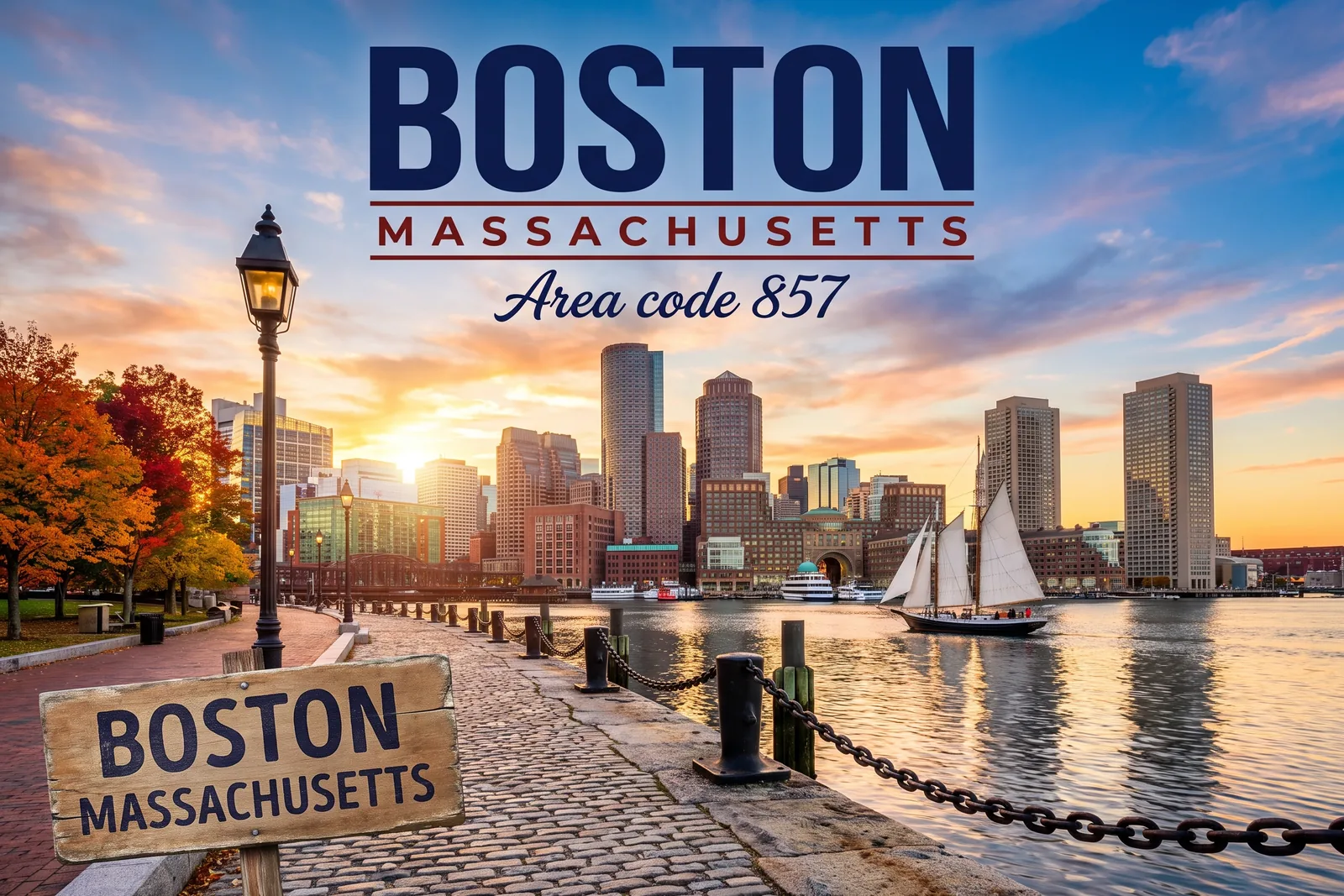 Innenstadt von Boston, Vorwahl 857