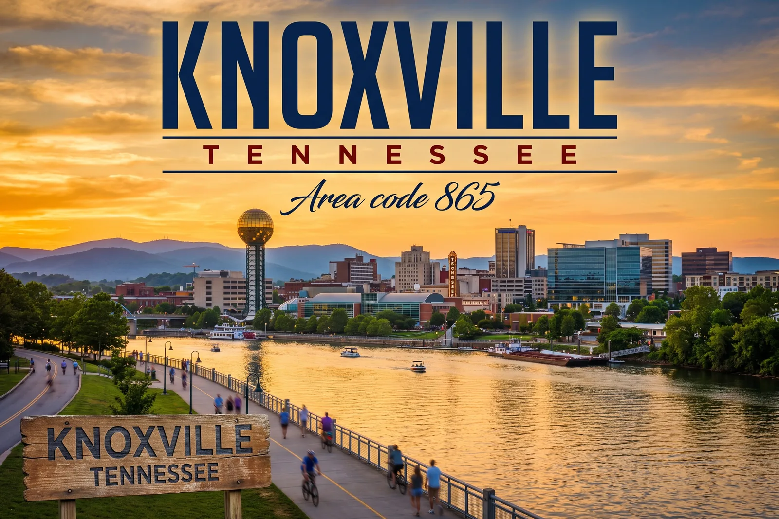 Innenstadt von Knoxville, Vorwahl 865