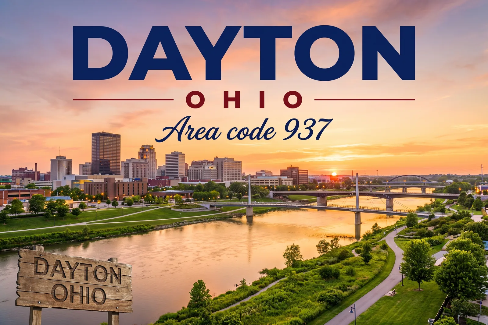 Innenstadt von Dayton, Vorwahl 937