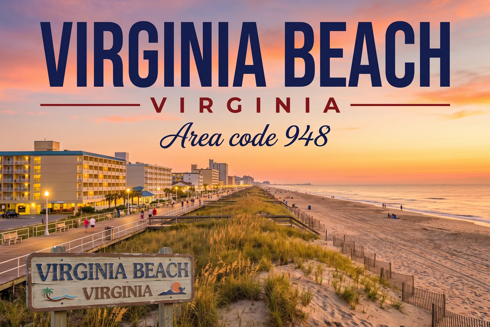 Innenstadt von Virginia Beach, Vorwahl 948