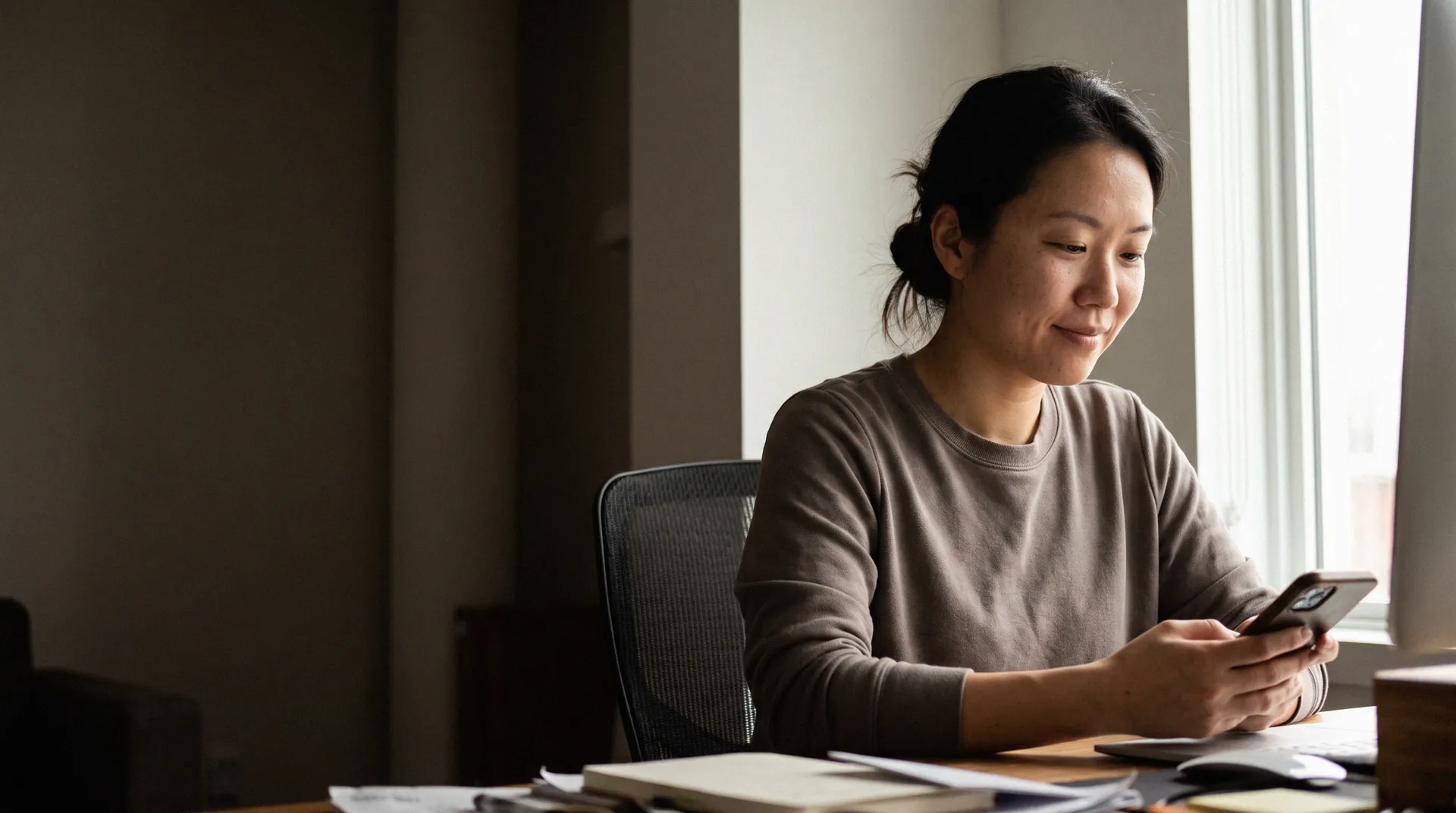 A sales professional working with Allo